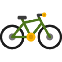 Ilustración vectorial de una bicicleta.